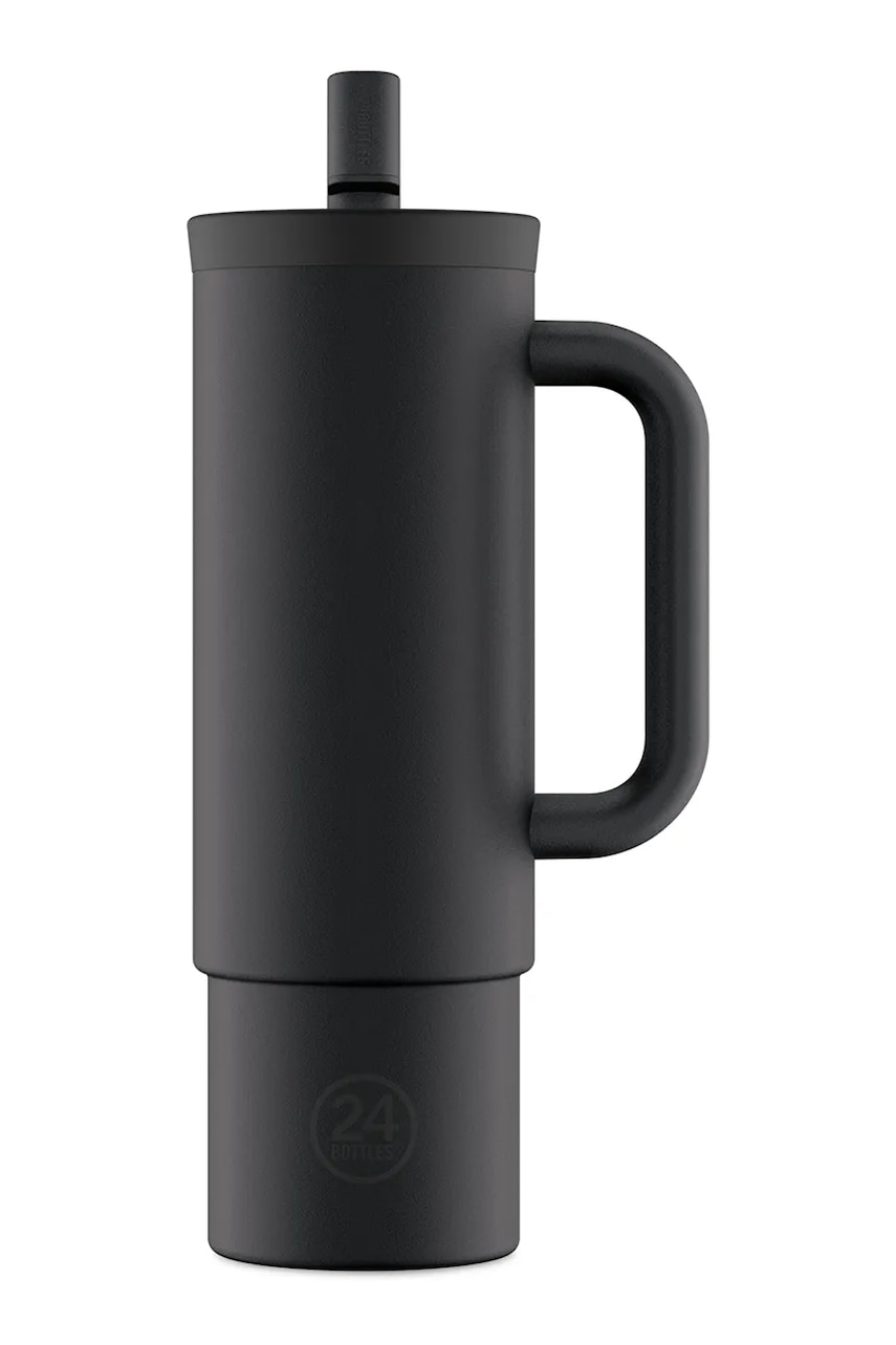 24bottles  Termohrnek  Straw 800ml Black
