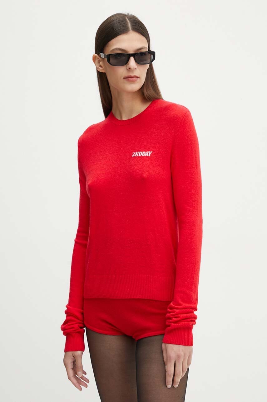 2NDDAY  Svetr z vlněné směsi  2ND Lance TT - Soft Wool Blen