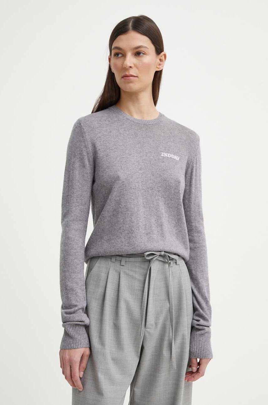 2NDDAY  Svetr z vlněné směsi  2ND Lance TT - Soft Wool Blen