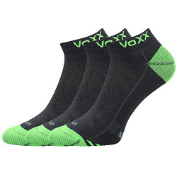 3PACK ponožky VoXX bambusové tmavě šedé