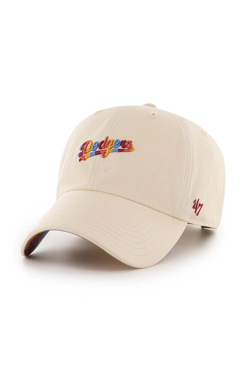 47 brand  Bavlněná baseballová čepice 47brand MLB Los Angeles Dodgers