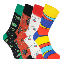 4PACK ponožky crazy Bellinda vícebarevné (BE481044-006)