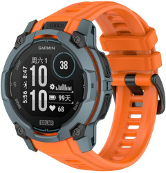4wrist Silikonový řemínek pro Garmin Instinct 3 Solar a Instinct 3 AMOLED 50 mm - Orange