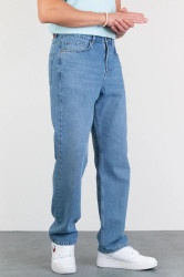 52334 Dewberry Baggy Fit Relaxed Cut Hlt Loose Mens Jeans-LIGHT BLUE