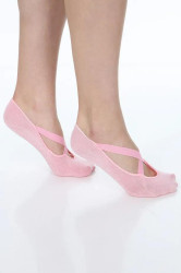 91022 Dewberry 2-Pack Womens Yoga & Pilates Socks 36-41-PINK