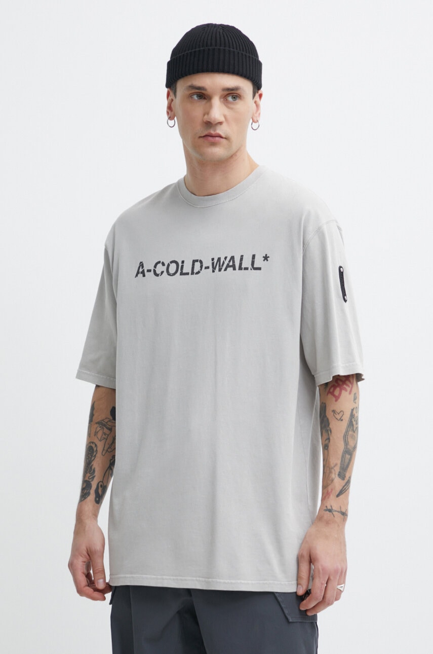 A-COLD-WALL*  Bavlněné tričko  Overdye Logo T-Shirt