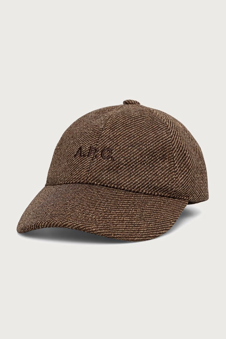 A.P.C.  baseballová čepice s vlnou casquette charlie