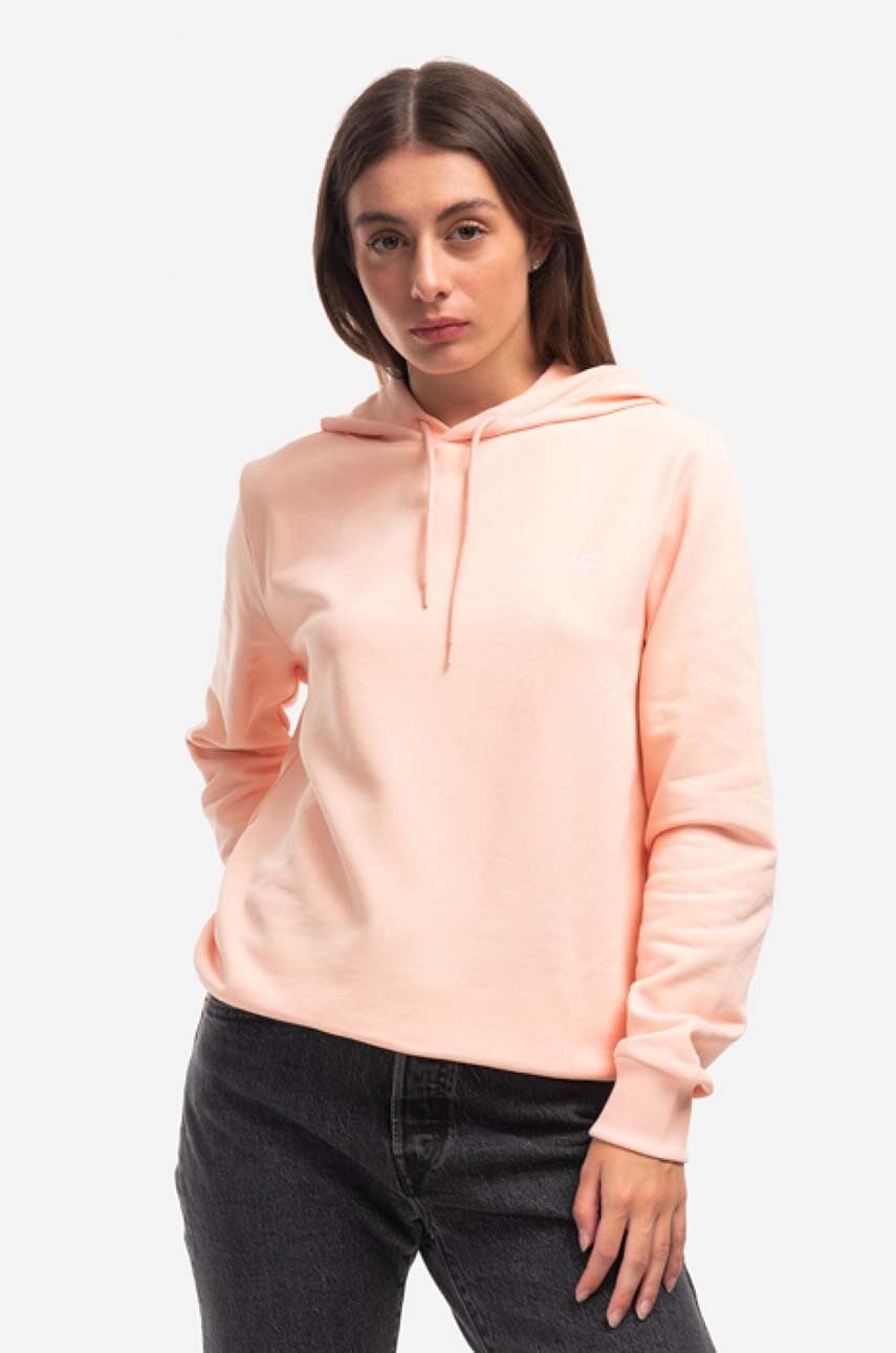 A.P.C.  Bavlněná mikina  Hoodie Item F COEAS-F27674 BLACK