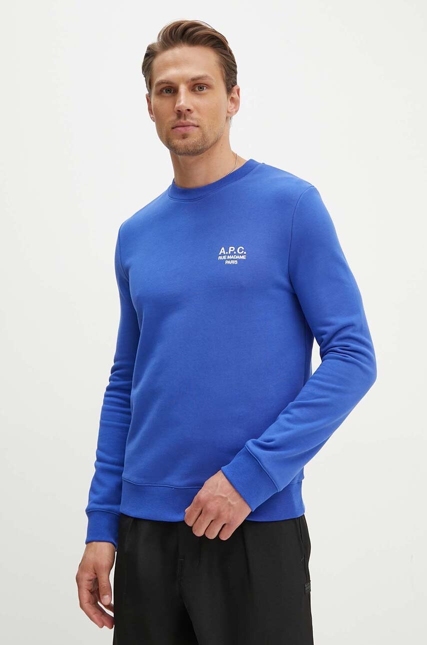 A.P.C.  Bavlněná mikina  sweat rider