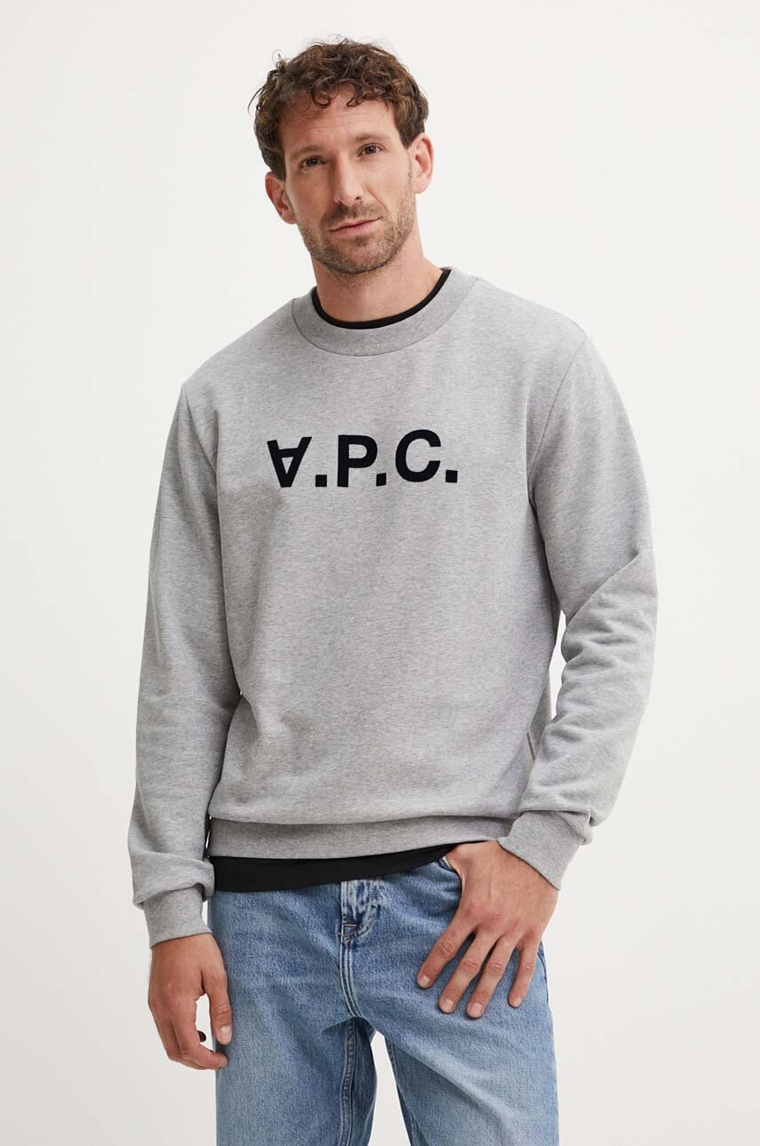 A.P.C.  Bavlněná mikina  sweat standard grand vpc GOTS