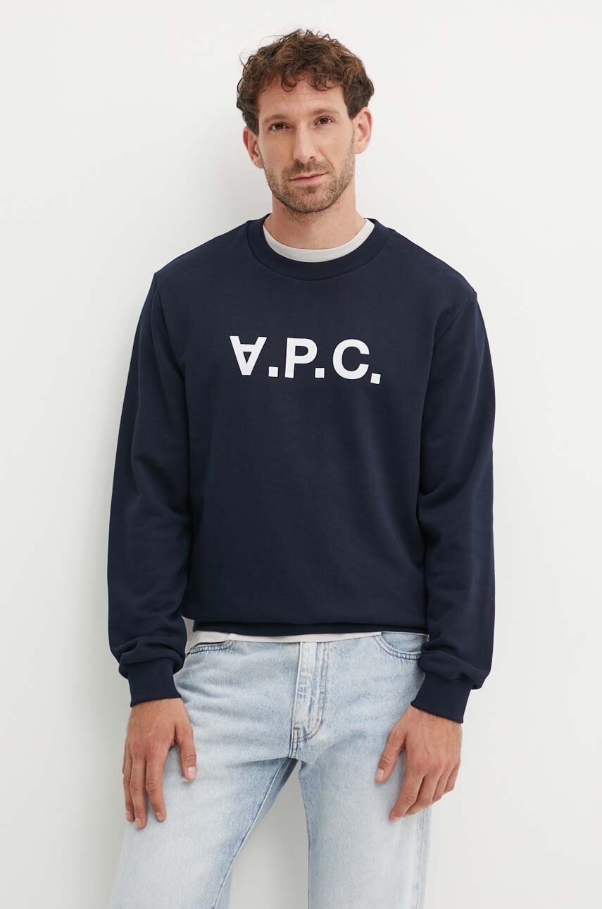 A.P.C.  Bavlněná mikina  sweat standard grand vpc GOTS