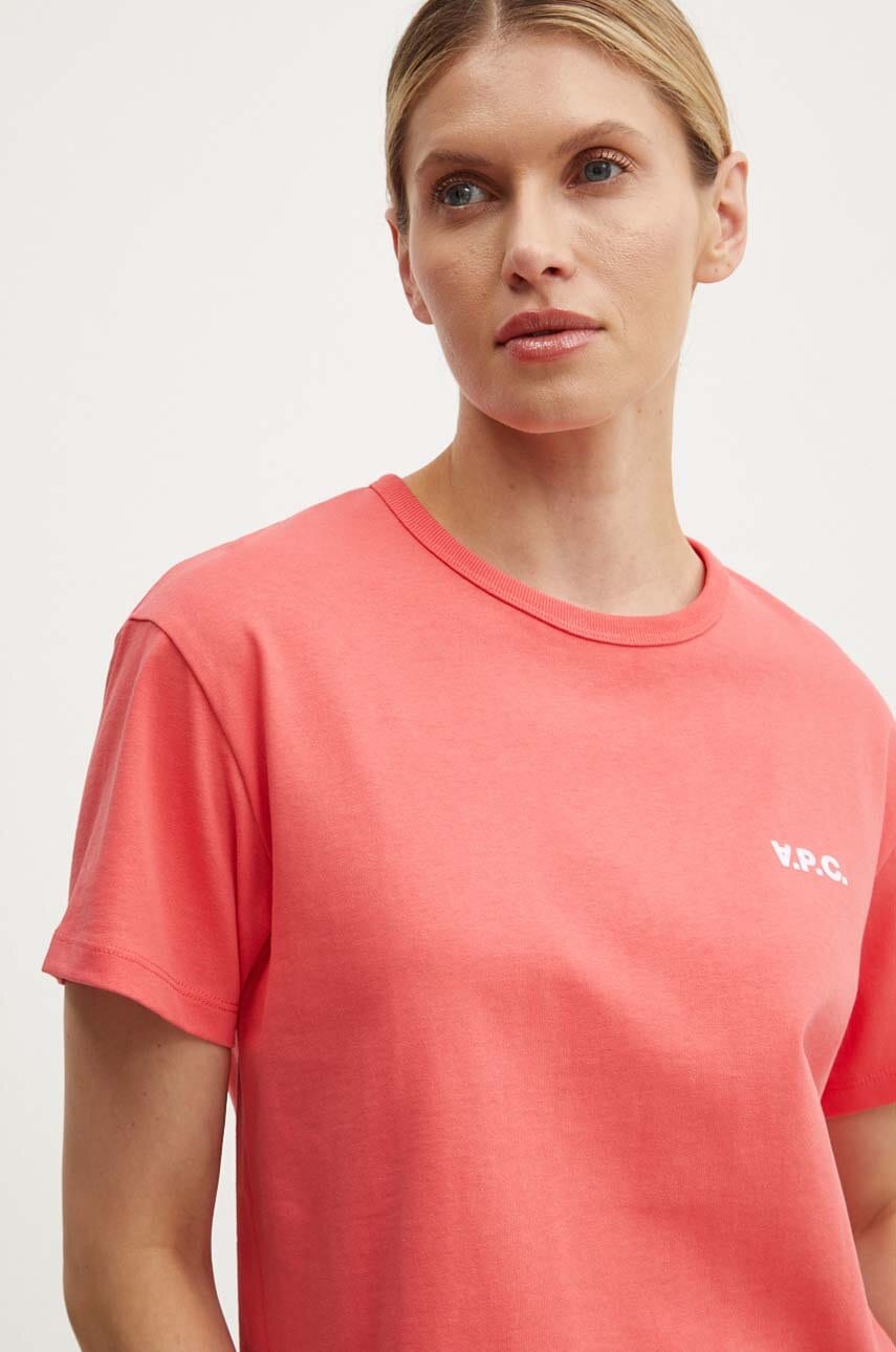 A.P.C.  Bavlněné tričko  t-shirt boxy petit vpc