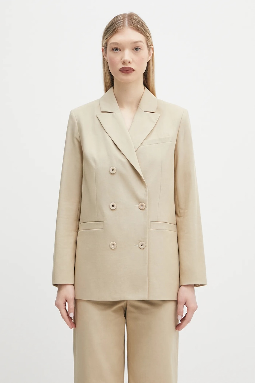 A.P.C.  dvouřadé sako dámské bavlněné veste lucy