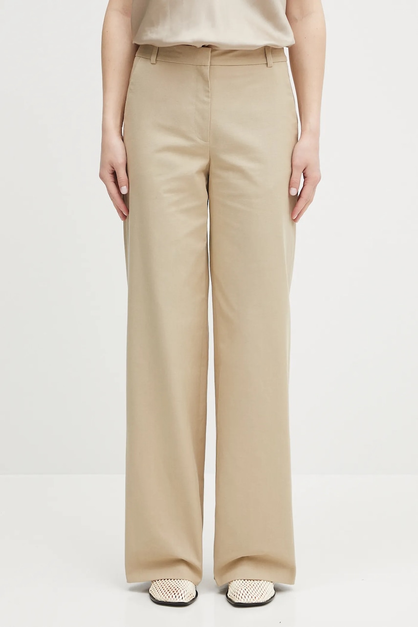 A.P.C.  kalhoty dámské bavlněné pantalon margaret