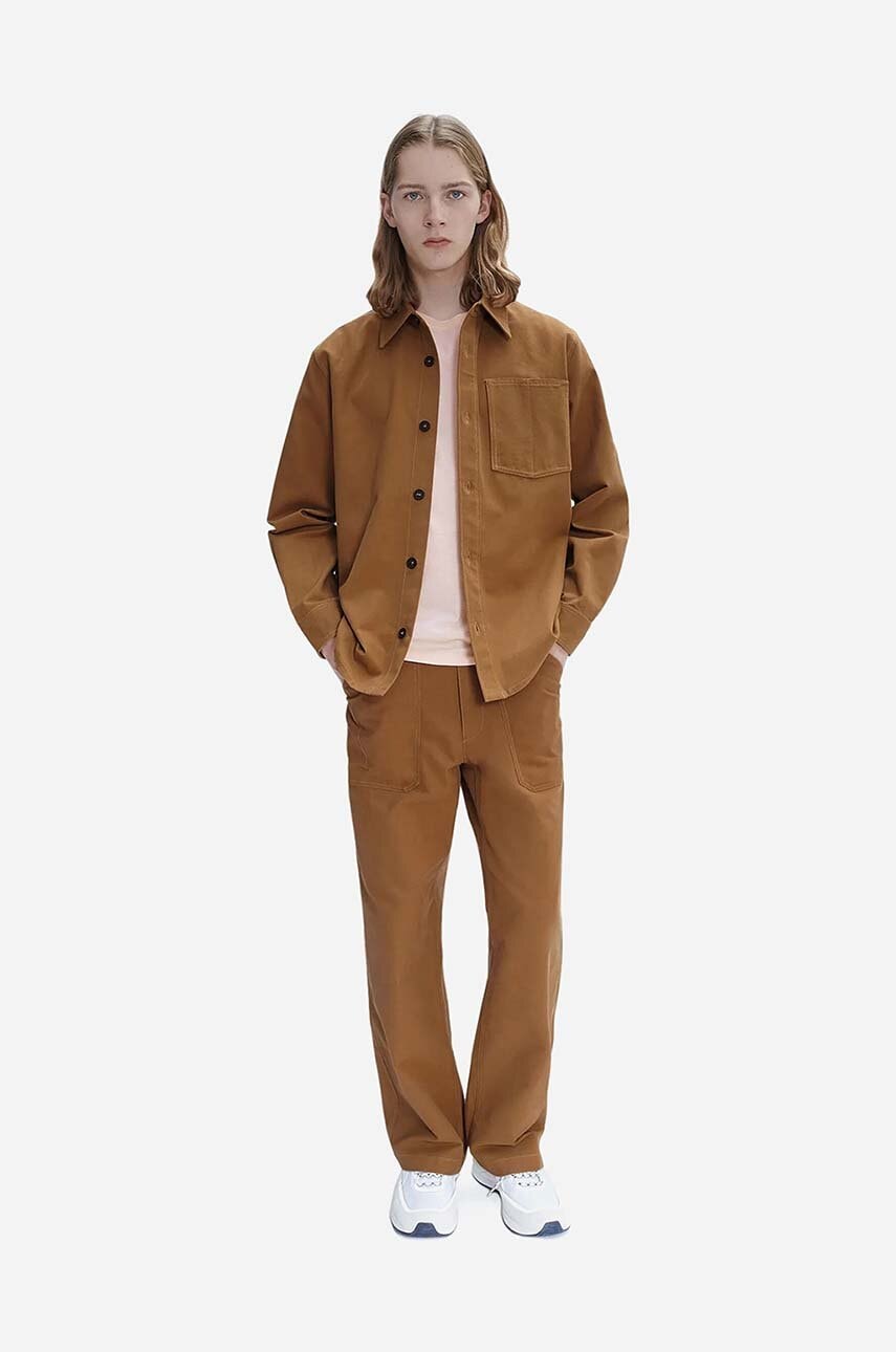 A.P.C.  kalhoty pánské bavlněné  Pantalon Sydney H COGBJ-H08422 CARAMEL