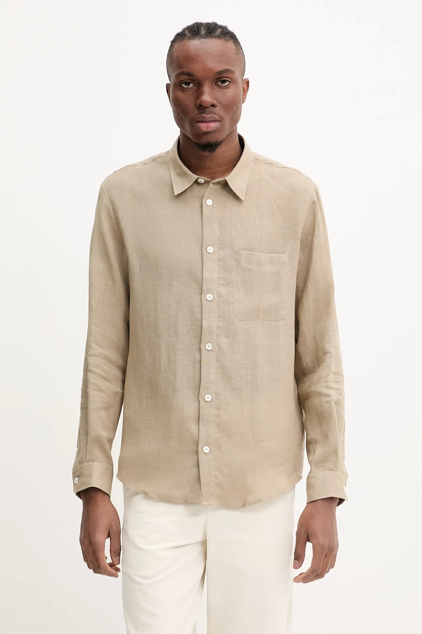 A.P.C.  Košile   Chemise Cassel LIAEK-H12545 BLACK