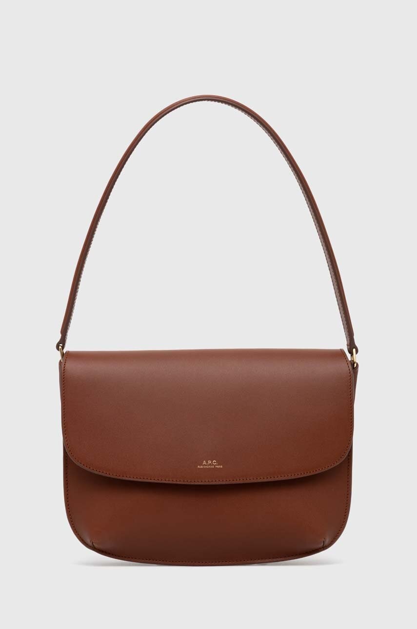 A.P.C.  Kožená kabelka  sac sarah shoulder