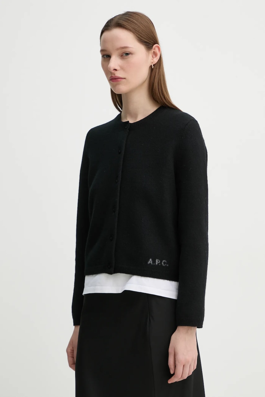 A.P.C.  Vlněný svetr  cardigan mila
