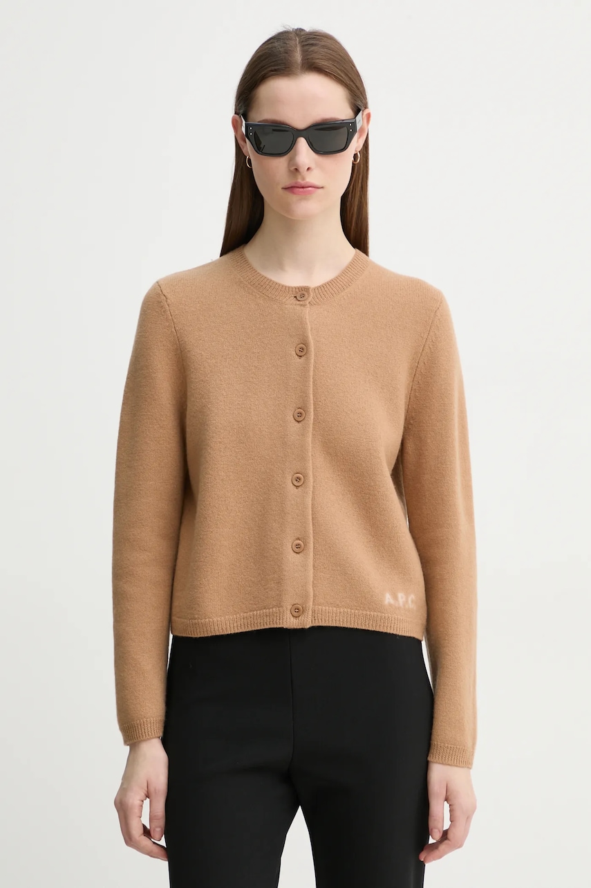 A.P.C.  Vlněný svetr  cardigan mila