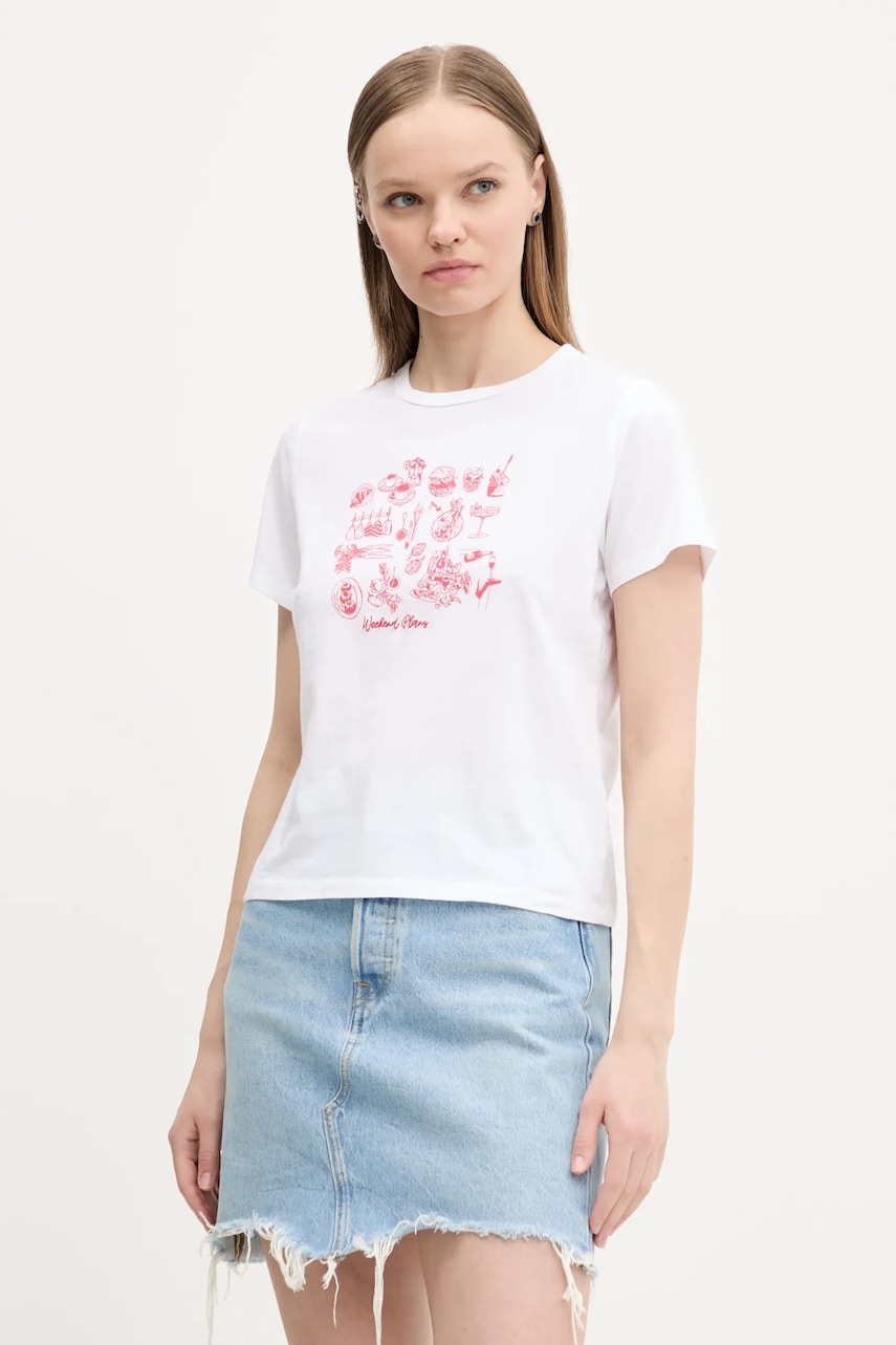 Abercrombie & Fitch  Bavlněné tričko