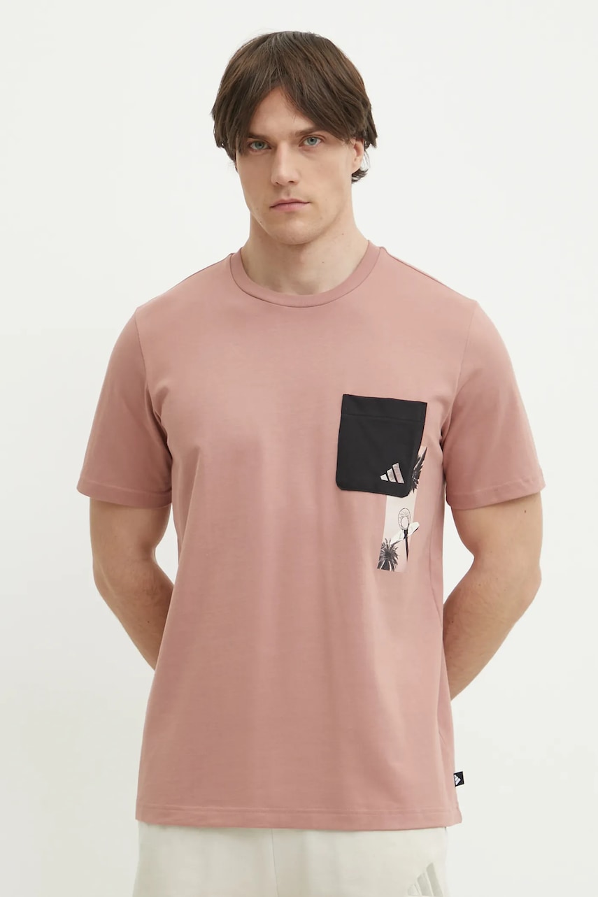 adidas  Bavlněné tričko  M T LENS PKT T
