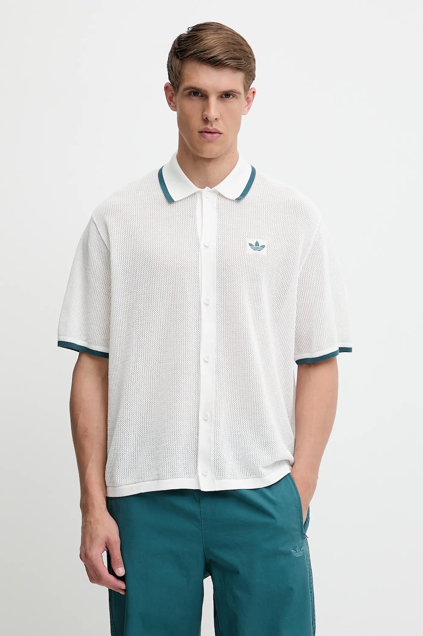 adidas Originals  Bavlněná košile  Knitted Shirt