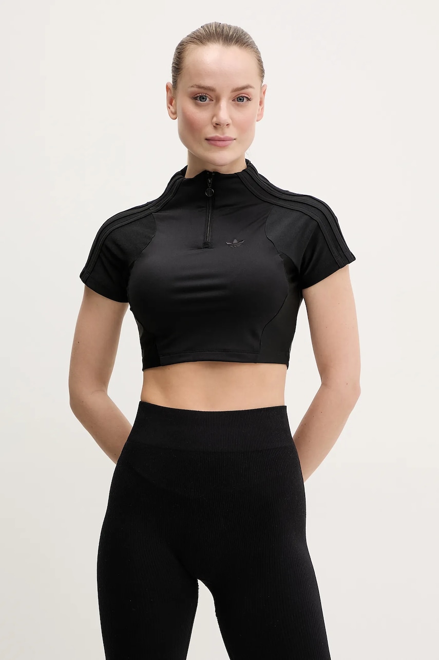adidas Originals  Tričko  Zip Up Crop Top