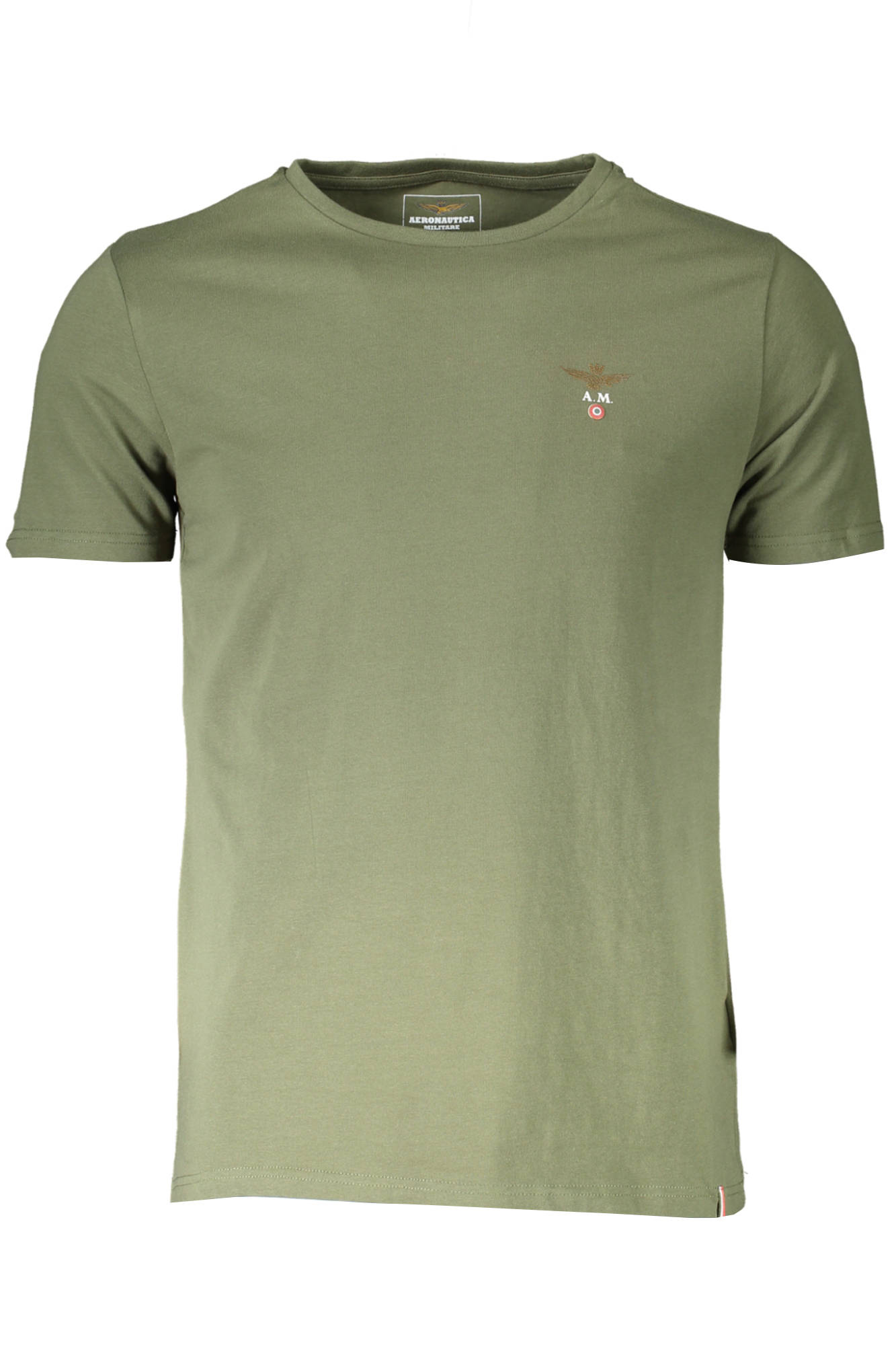 AERONAUTICA MILITARE GREEN MEN'S OUTDOOR T-SHIRT