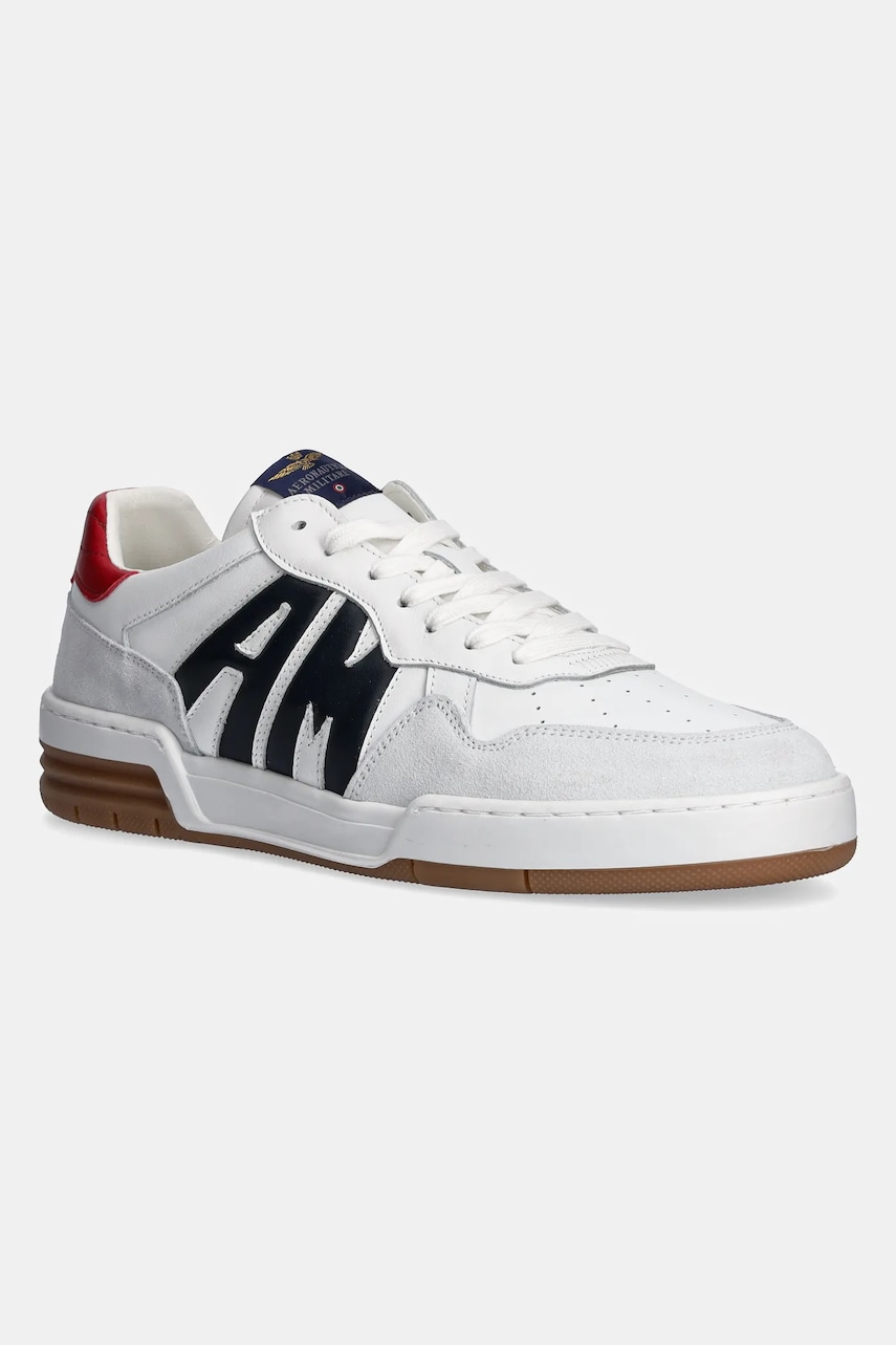 Aeronautica Militare  Kožené sneakers boty  SC300UXPL212
