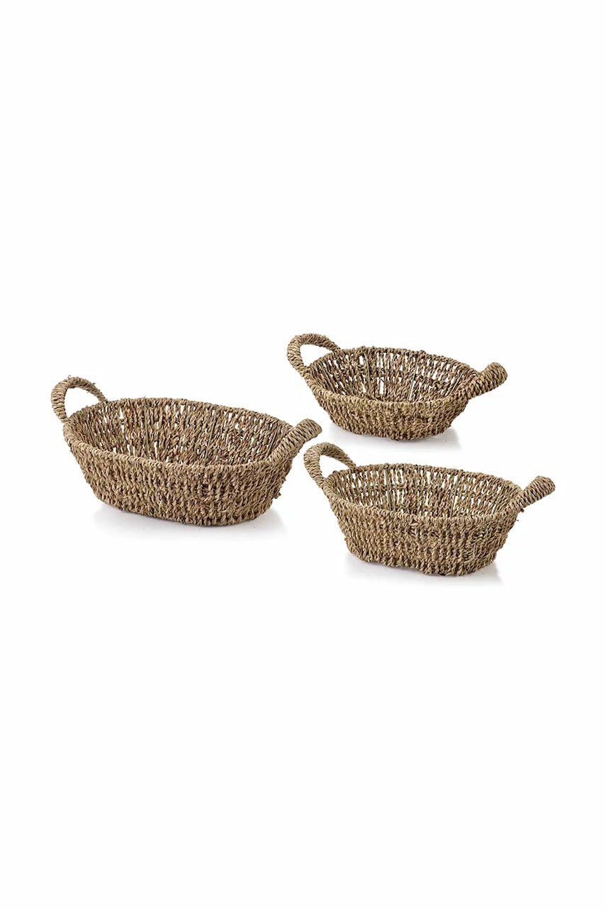 Affek Design  Sada úložných košů  Amparo 30 x 23 x 9 / 27 x 20 x 8 / 24 x 17 x 7 cm 3-pack