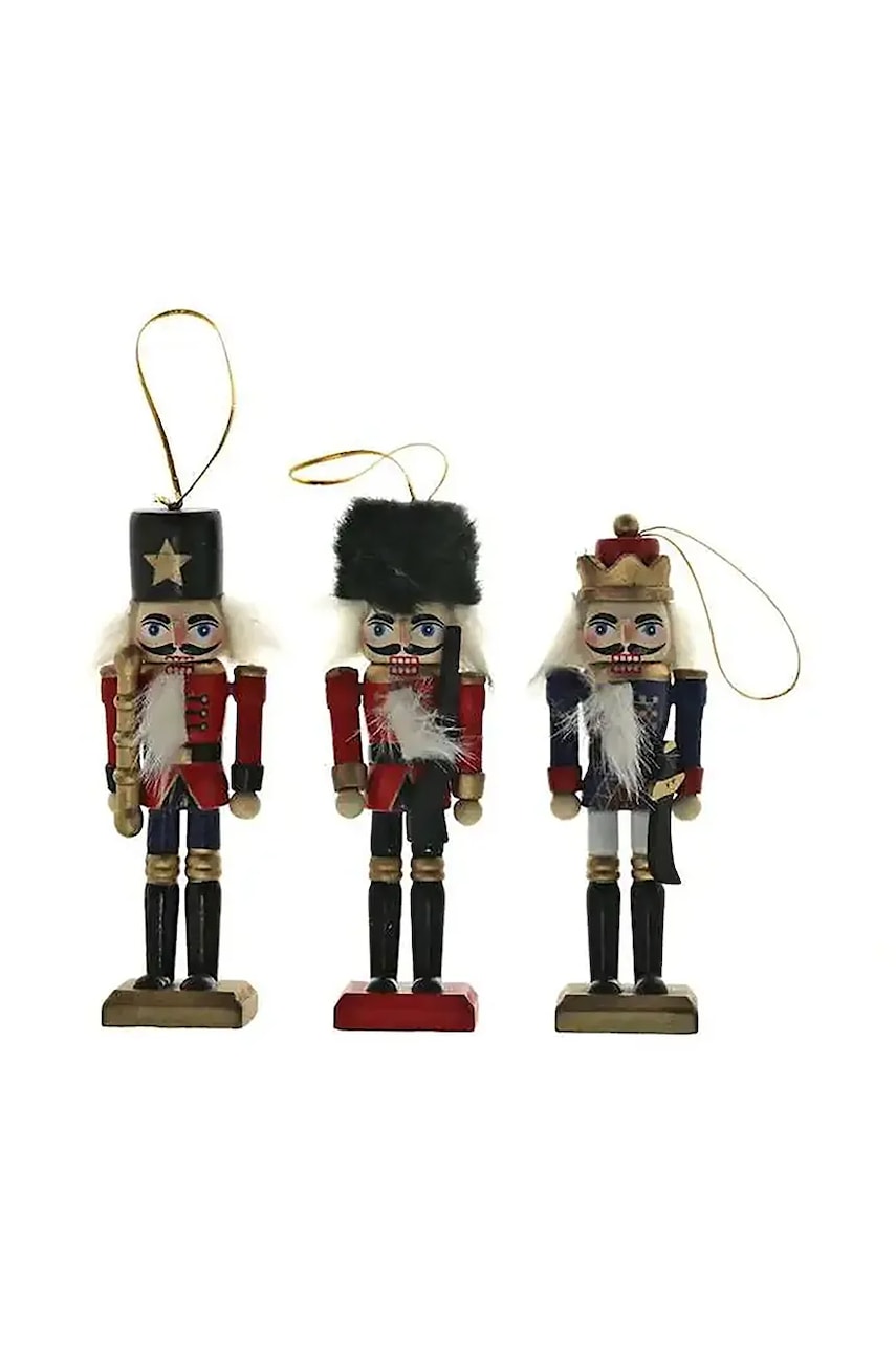 Affek Design  Závěsná dekorace  Louskáček 11 cm 3-pack