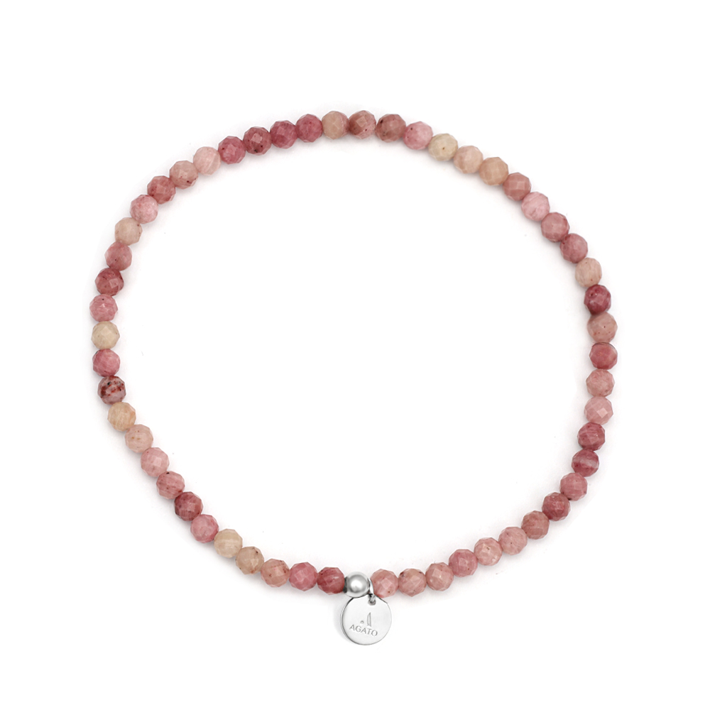Agato Korálkový náramek s rodonitem POL-B01/17G