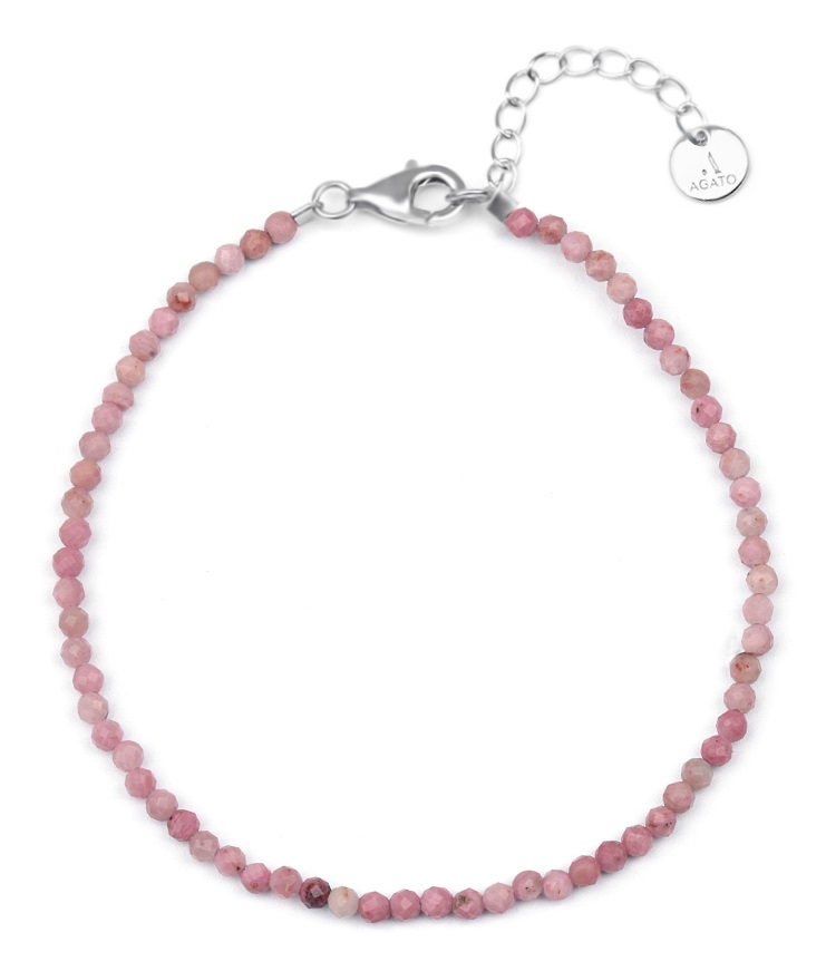 Agato Minerální náramek s rodonitem POL-B01/21L