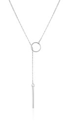 Agato Minimalistický stříbrný náhrdelník pro ženy AGT-N006W