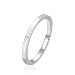 Agato Něžný stříbrný prsten AGT-R70W 52 mm