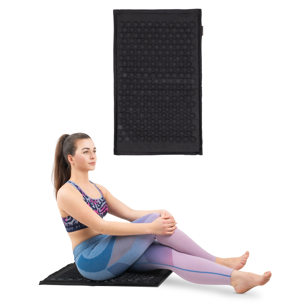 Akupresurní podložka inSPORTline AKU-2000 72x44x2 cm černá