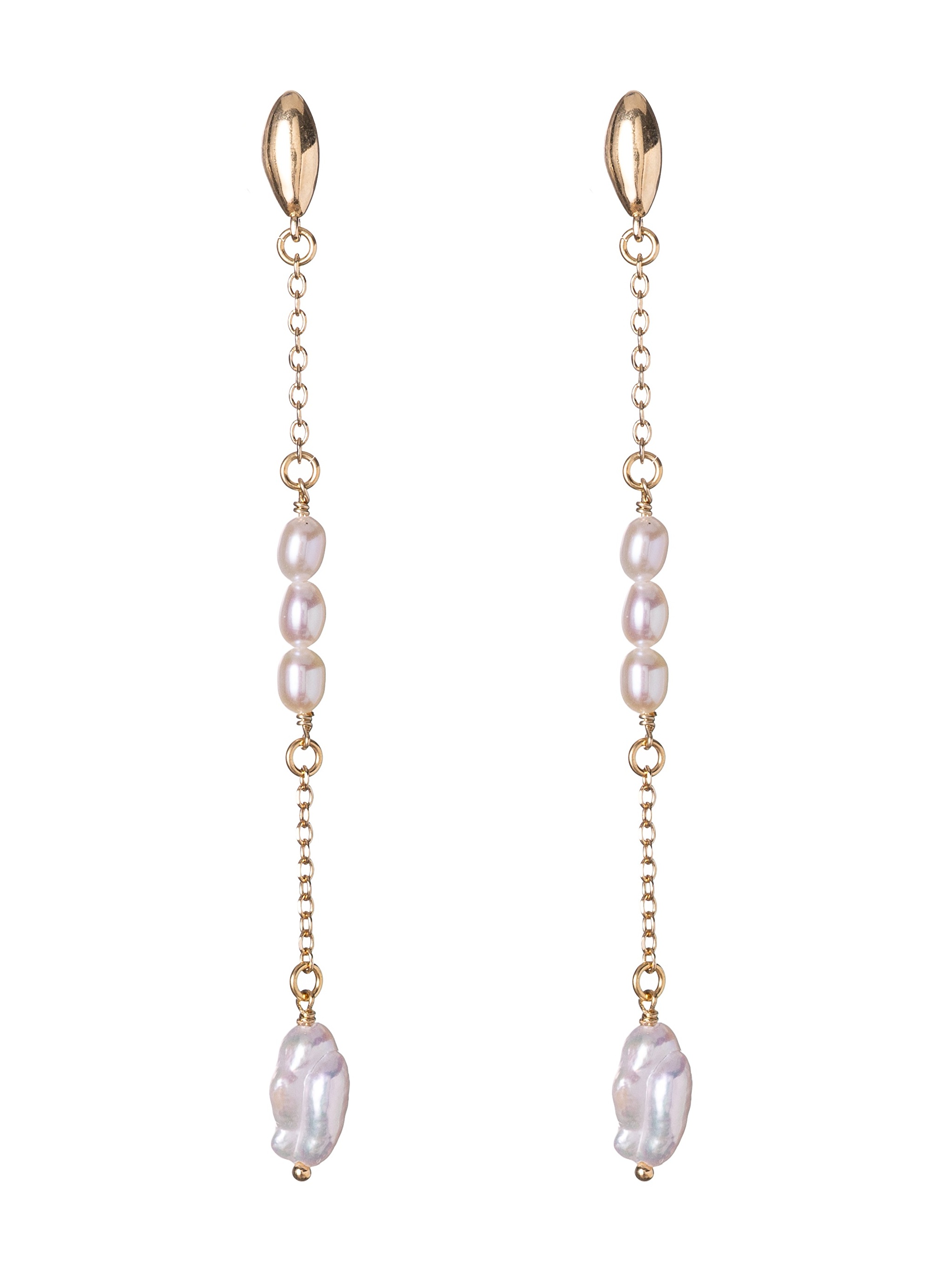 Alisia Dlouhé visací náušnice se sladkovodními perlami AL5116.01.000