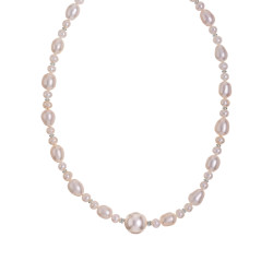 Alisia Elegantní perlový náhrdelník AL4542-Argento