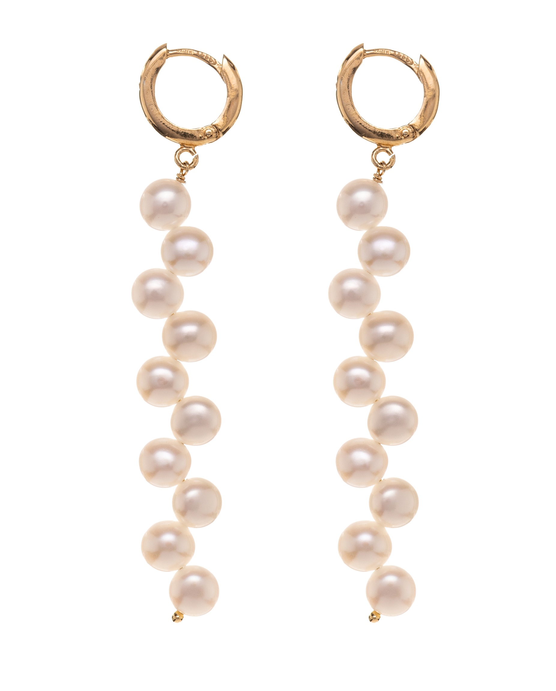 Alisia Jedinečné dlouhé náušnice s pravými perlami AL5150.01.000