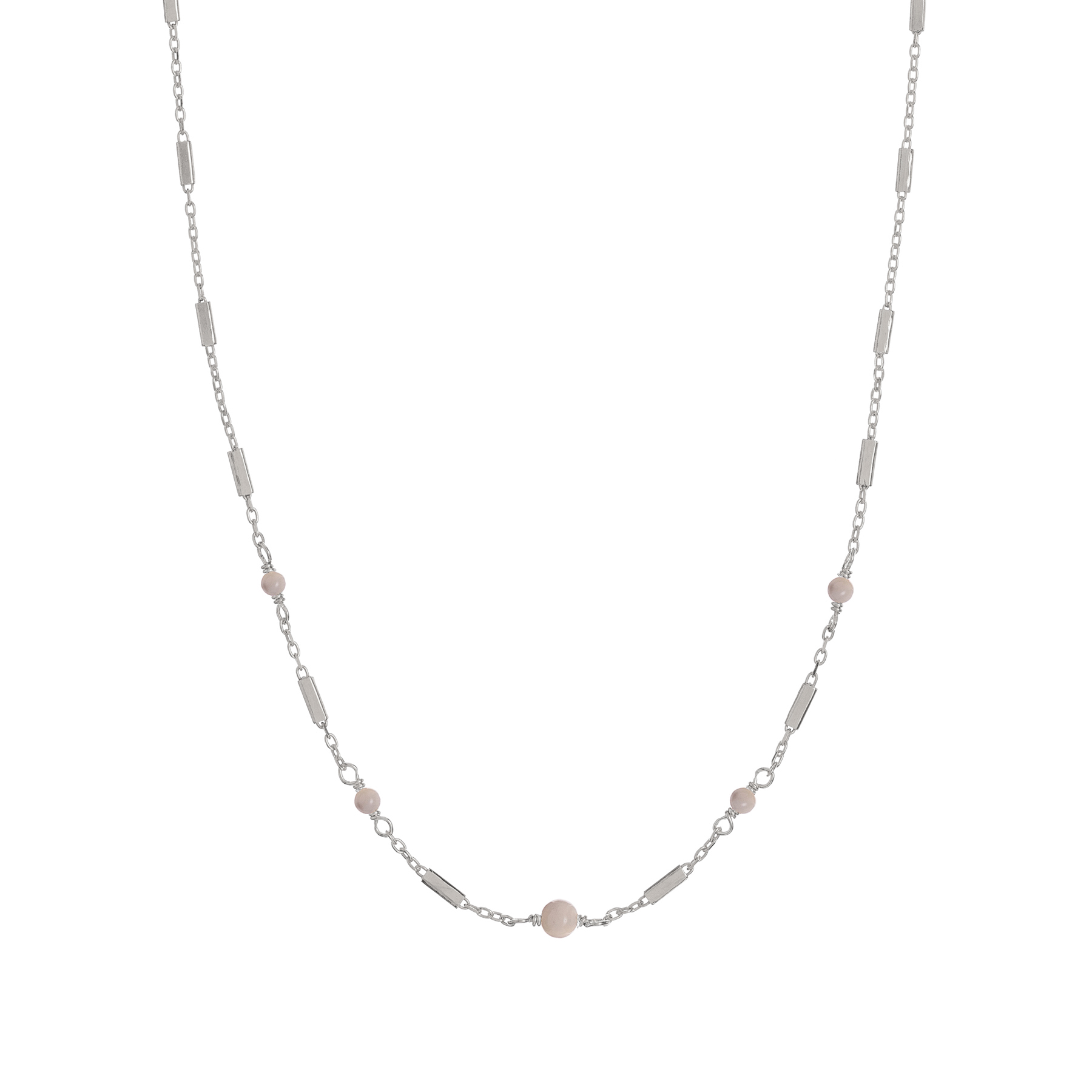 Alisia Něžný stříbrný náhrdelník s perletí AL3243-Argento-Madreperla