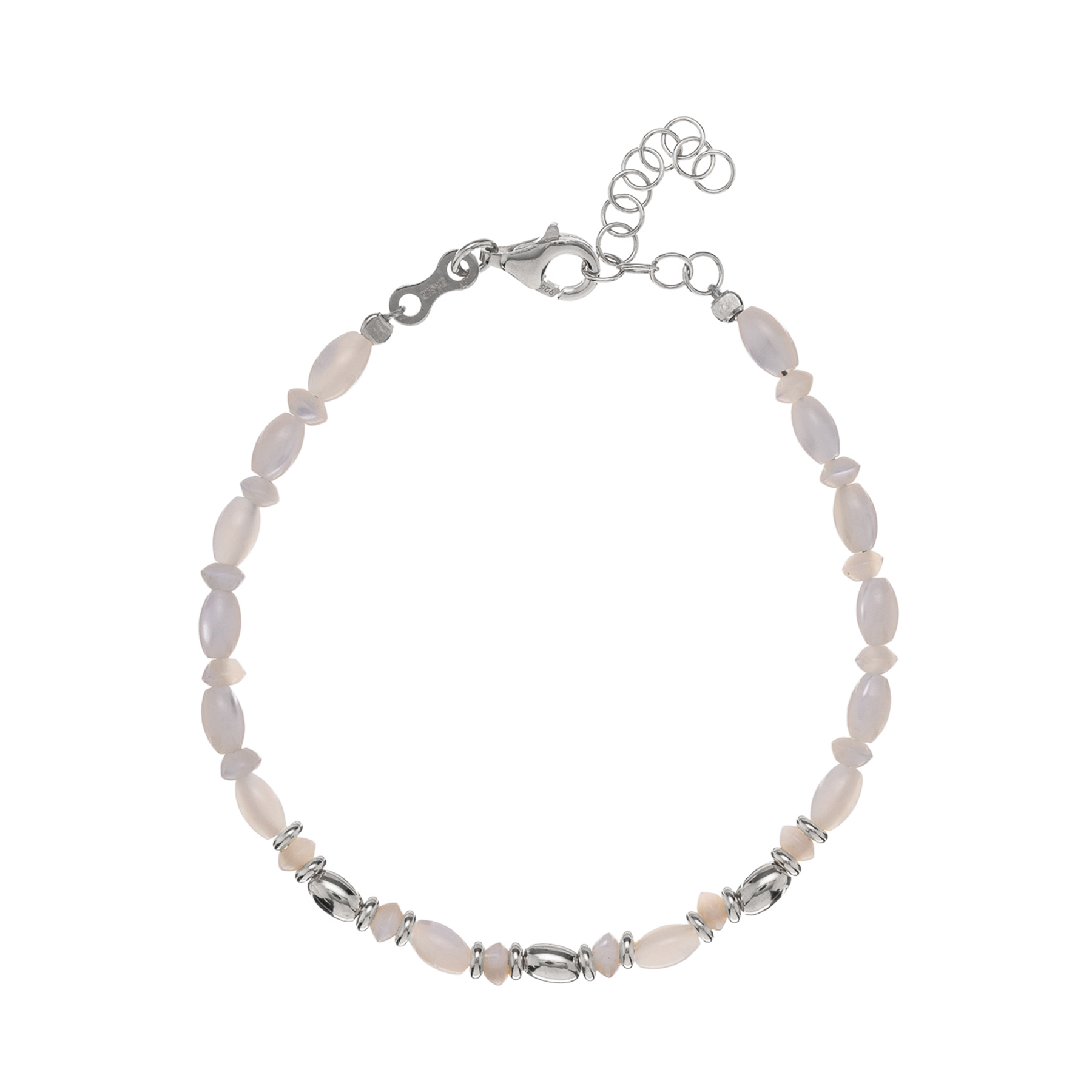 Alisia Okouzlující stříbrný náramek s perletí AL4568-Argento