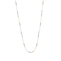 Alisia Půvabný náhrdelník z barevných korálků jadeitu AL4931-Oro