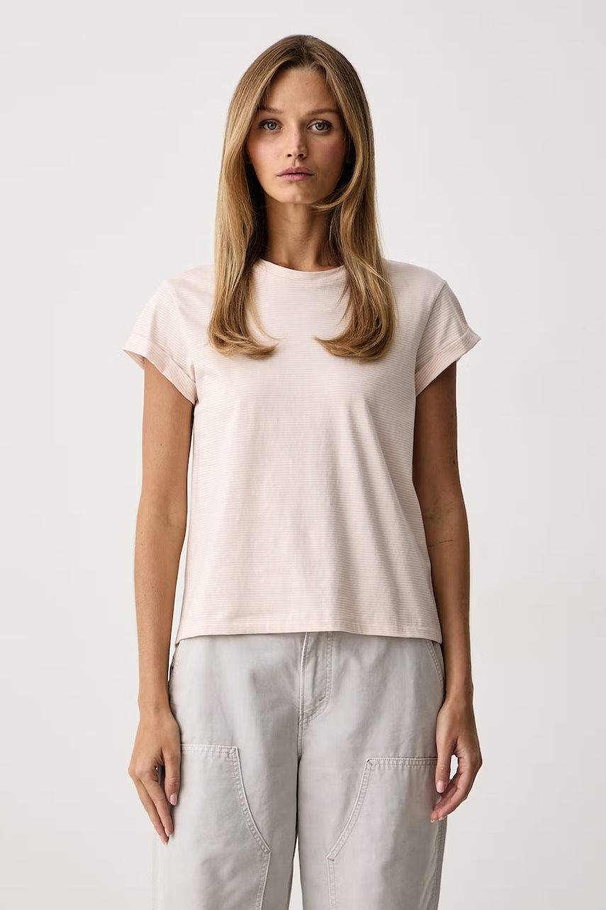 AllSaints  basic tričko dámské bavlněné ANNA