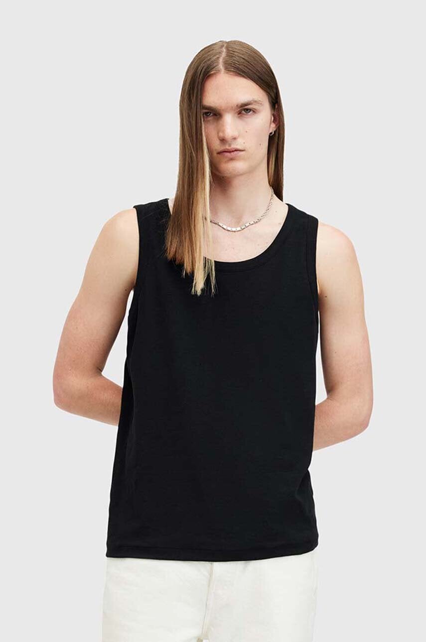 AllSaints  Bavlněný top  EDWARDS VEST
