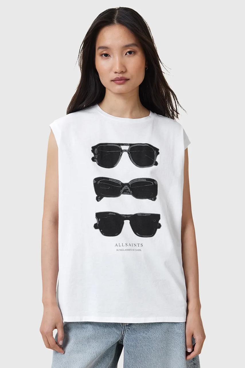 AllSaints  Bavlněný top  SUNNIES