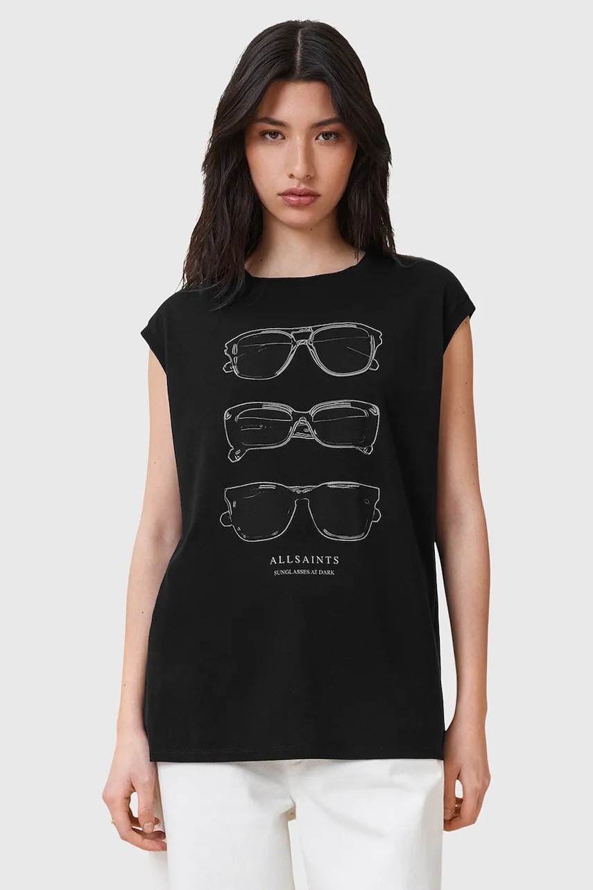 AllSaints  Bavlněný top  SUNNIES