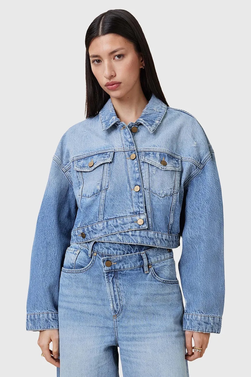 AllSaints  Džínová bunda  AKI CROSSOVER