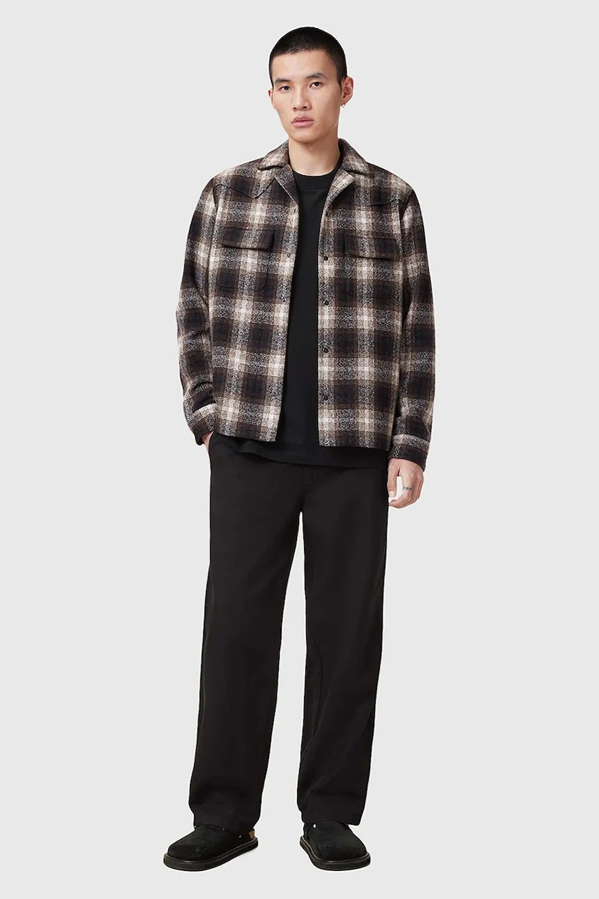 AllSaints  Kalhoty s příměsí lnu  HANBURY