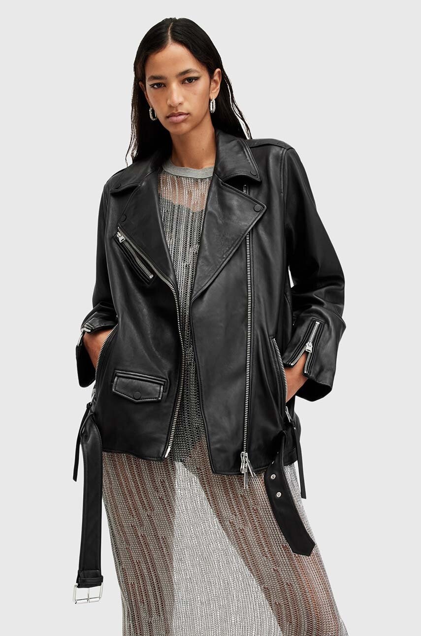 AllSaints  Kožená bunda  BILLIE