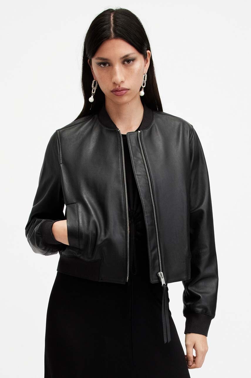 AllSaints  Kožená bunda  ORTEN BOMBER JACKET